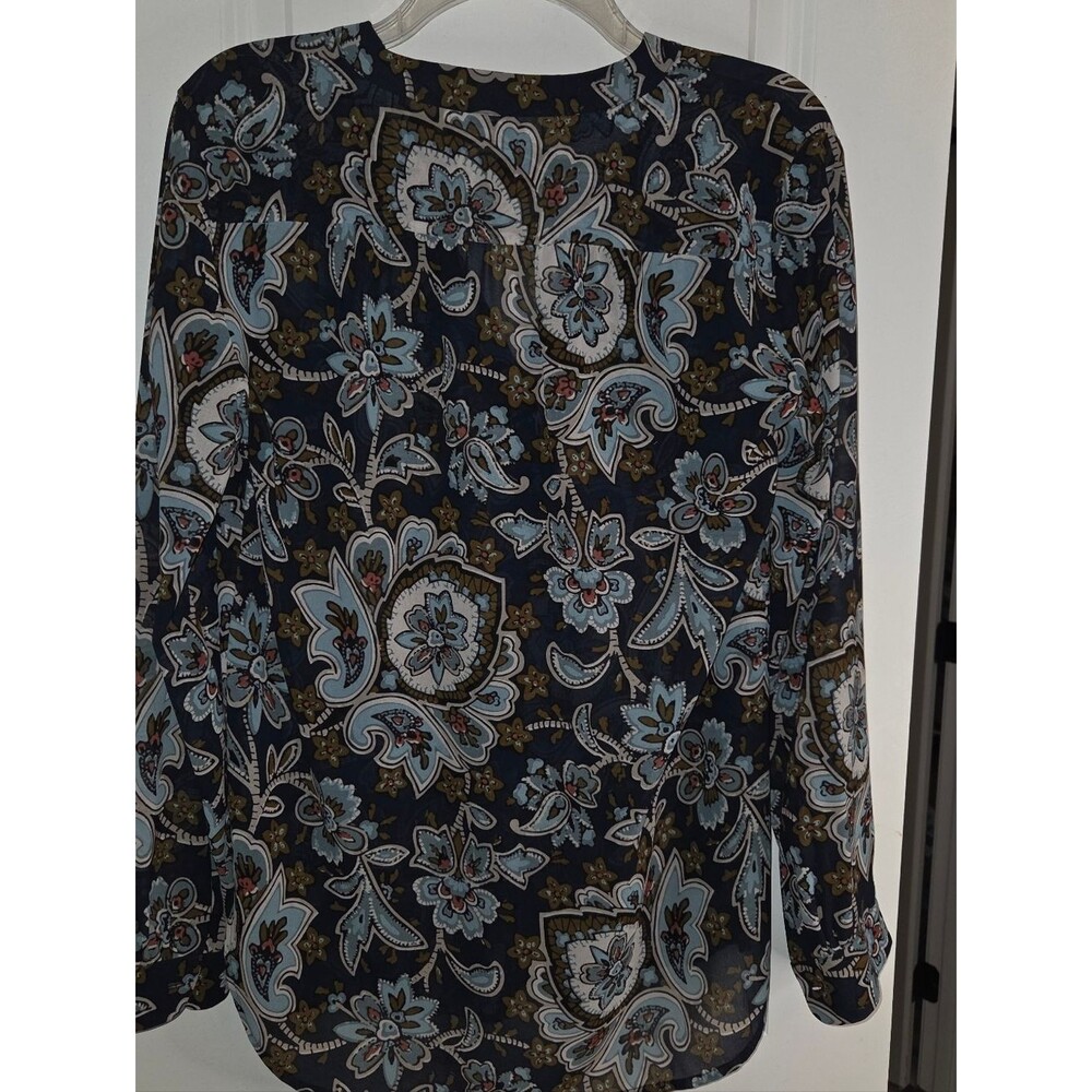 Loft Floral Paisley Boho Blouse - Picture 6 of 9
